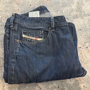 Diesel Men's Relaxed Fit Jeans in Deep Blue #4009